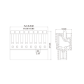 3.81mm Spring Press Type Type بدون طرفية